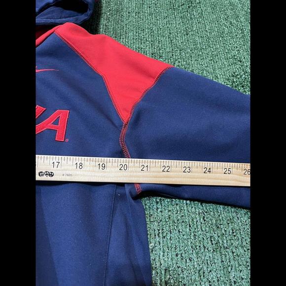 Nike Arizona State Hoodie Men's Size Small Red Center Logo Swoosh DRI-FIT - Picture 5 of 6